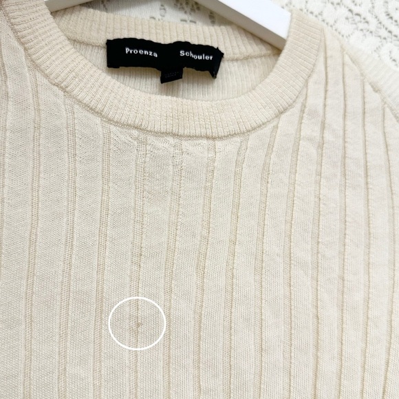 Proenza Schouler Ribbed Wool Crop Top - Picture 4 of 10